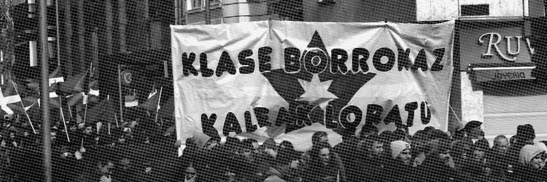 Aberri eguneko manifestazioaren argazkia