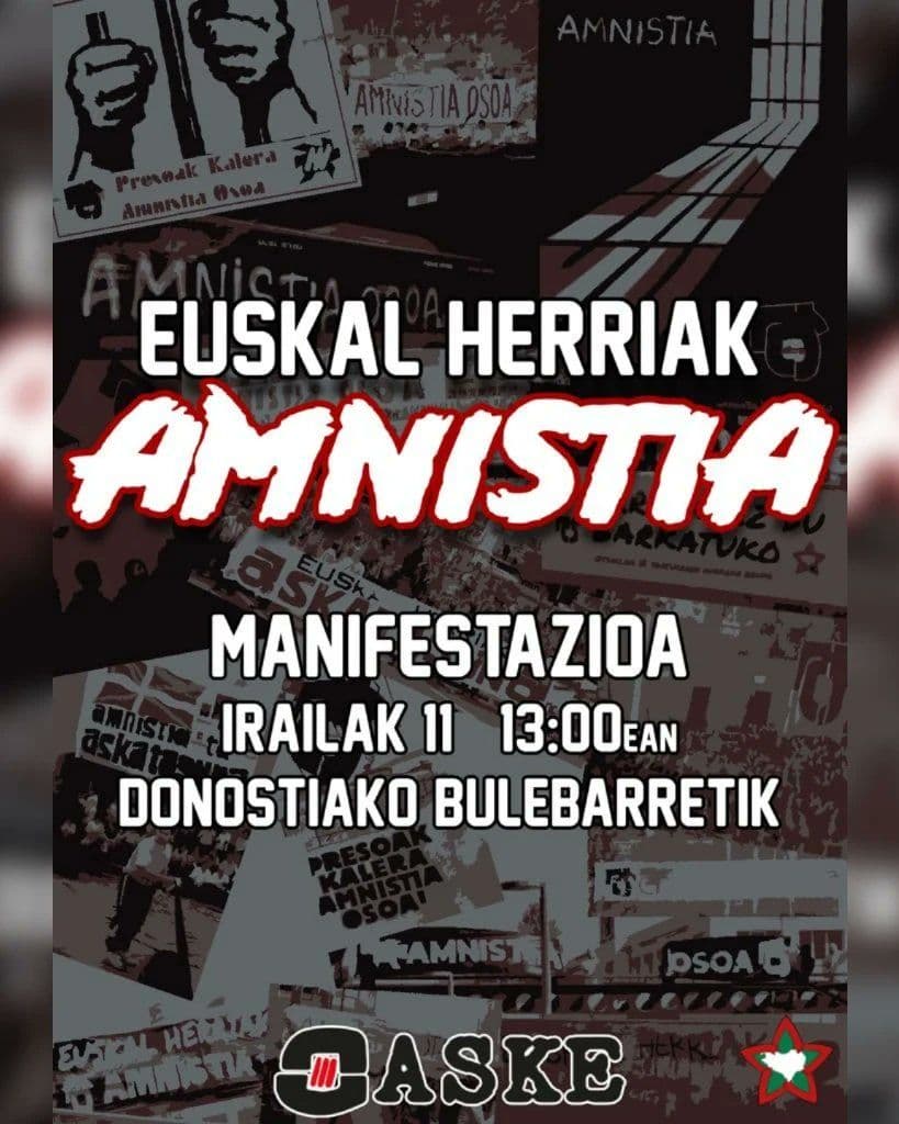 ASKE-k irailaren 11-n, Donostian egingo duen manifeszioaren deialdia eta irakurketa zabaldu ditu