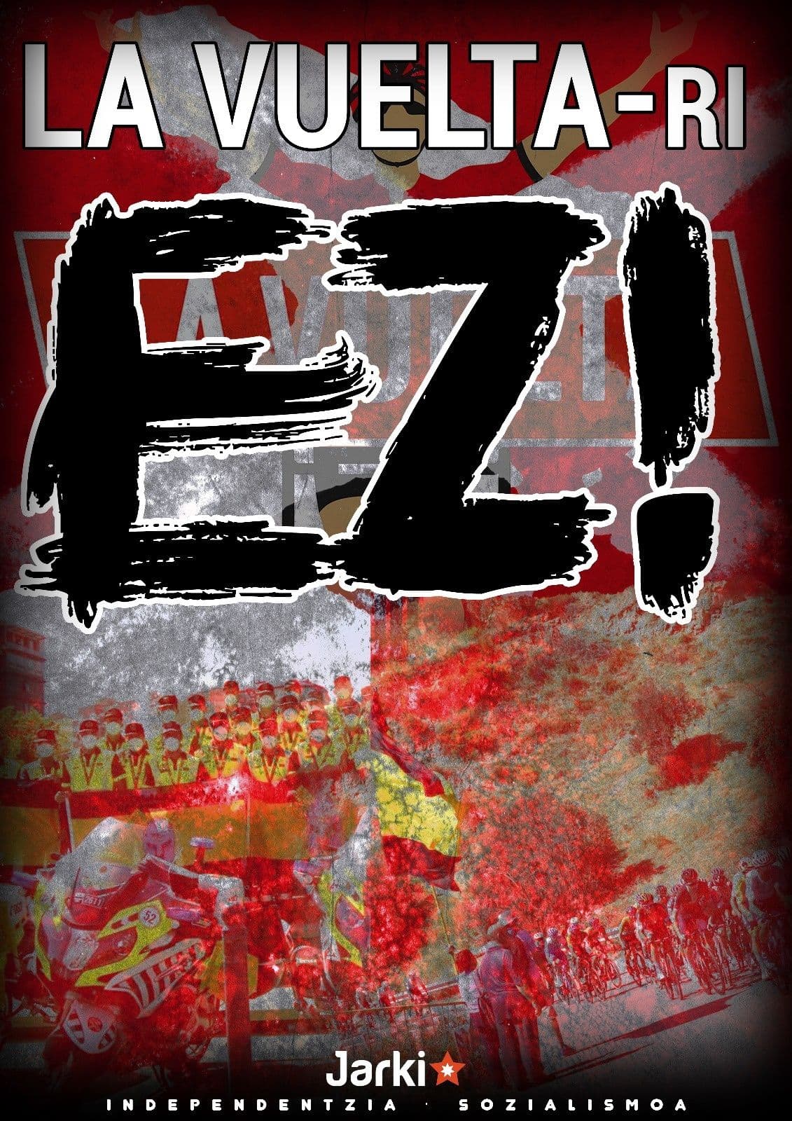 JARKI-k Espainiako La Vueltaren aurkako agiria argitaratu du