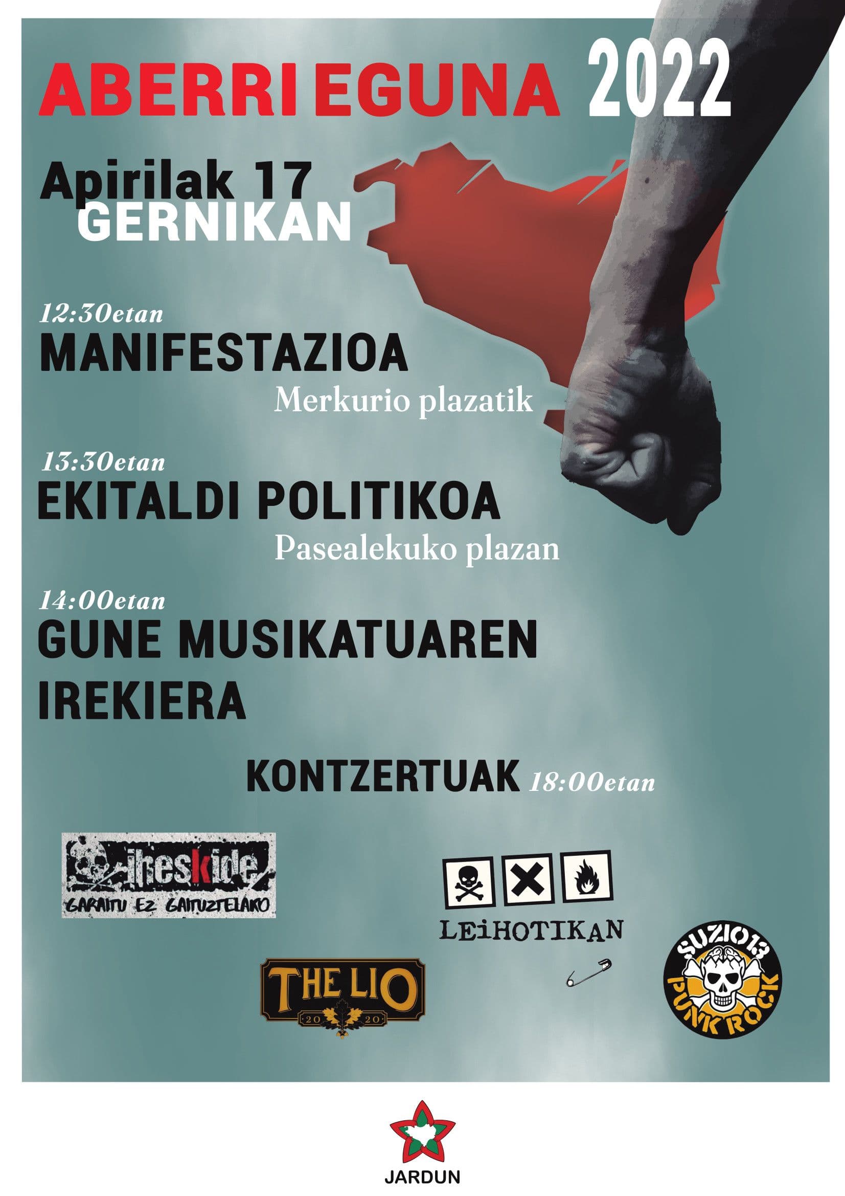 2022ko Aberri Eguneko JARDUN-en irakurketa