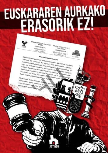 Euskararen aurkako erasorik ez!